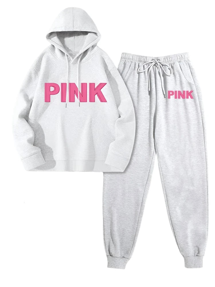 GarbPlanet Women's Hoodie Top And Jogging Bottoms