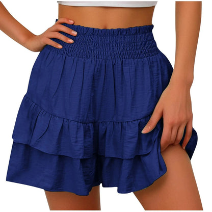 GarbPlanet Women's Ruffles Mini Skirt