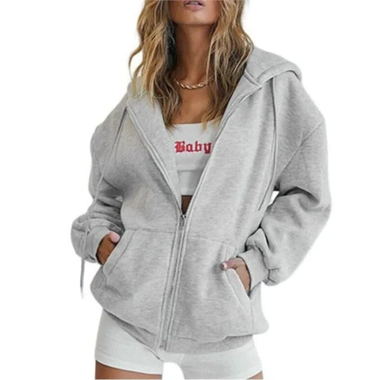 GarbPlanet Women’s Solid Versatile Hoodie