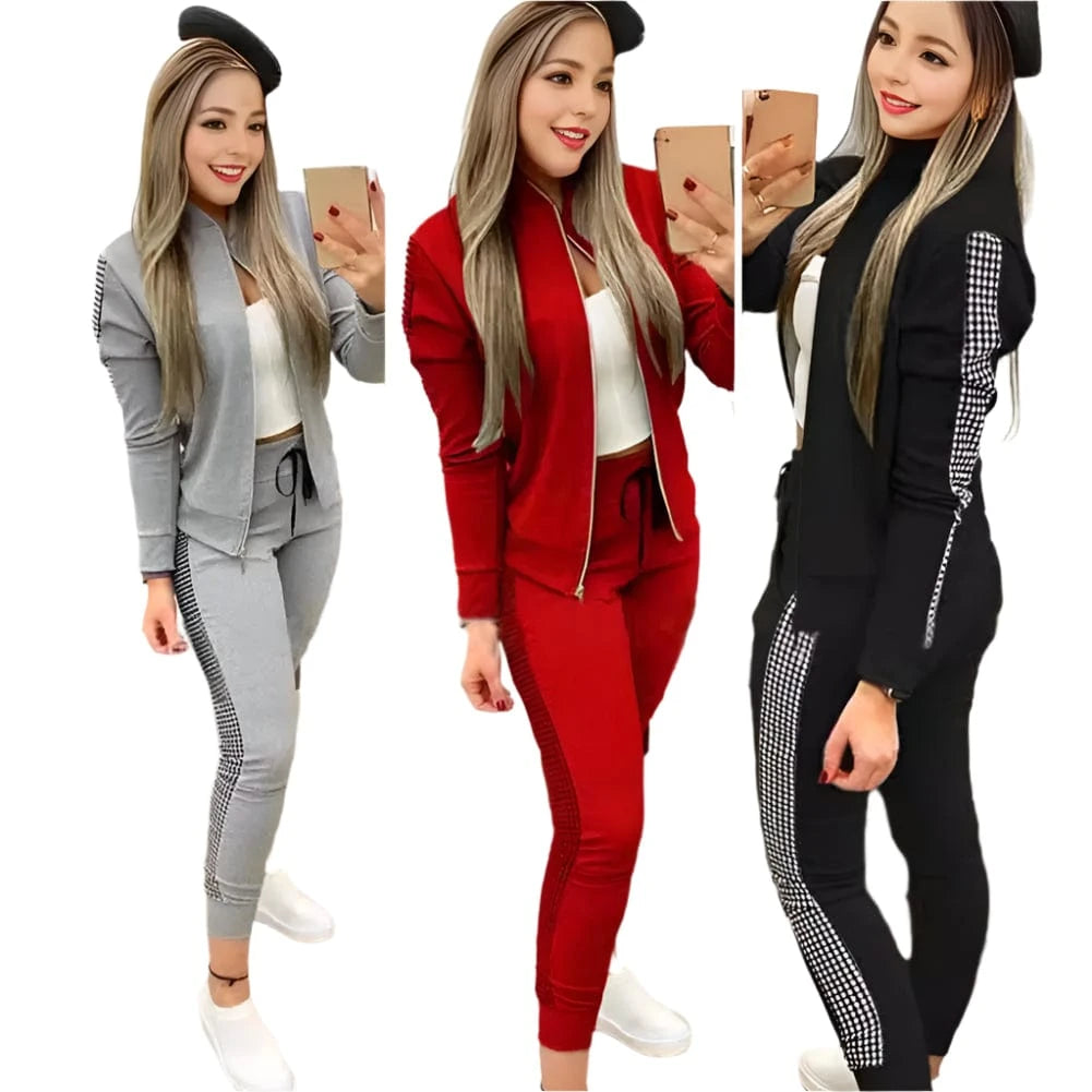 GarbPlanet Women's Sporty Tracksuit Set