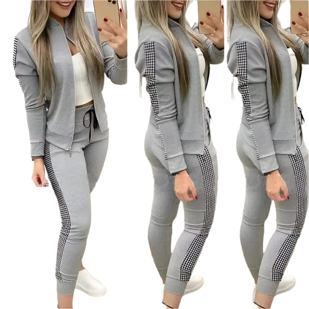 GarbPlanet Women's Sporty Tracksuit Set