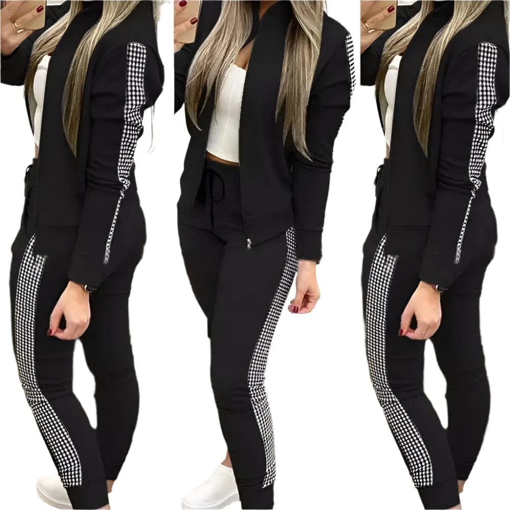 GarbPlanet Women's Sporty Tracksuit Set