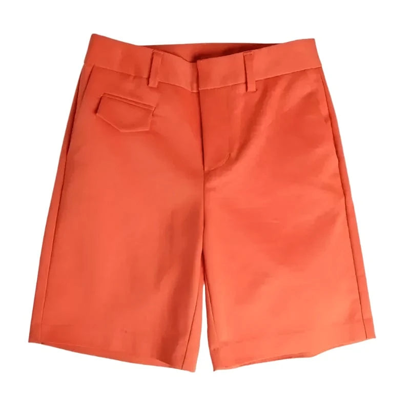 GarbPlanet Women's Tailored Knee-Length Shorts