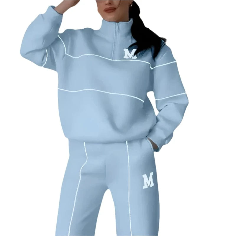 GarbPlanet Women’s Two Piece Casual Jogging Set