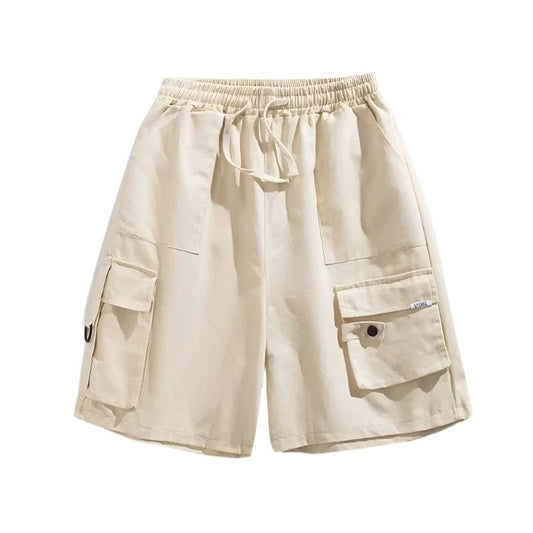 GarbPlanet Women's Wide Leg Cargo Shorts