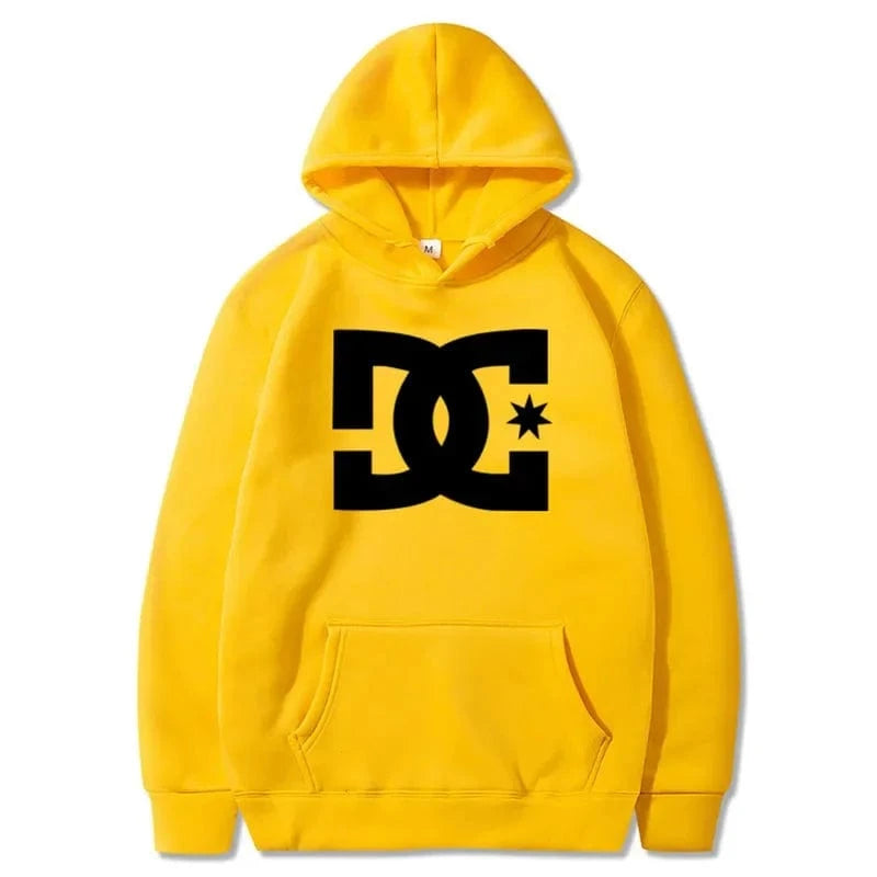 GarbPlanet Yellow / S Men's DC Sports Hoodie